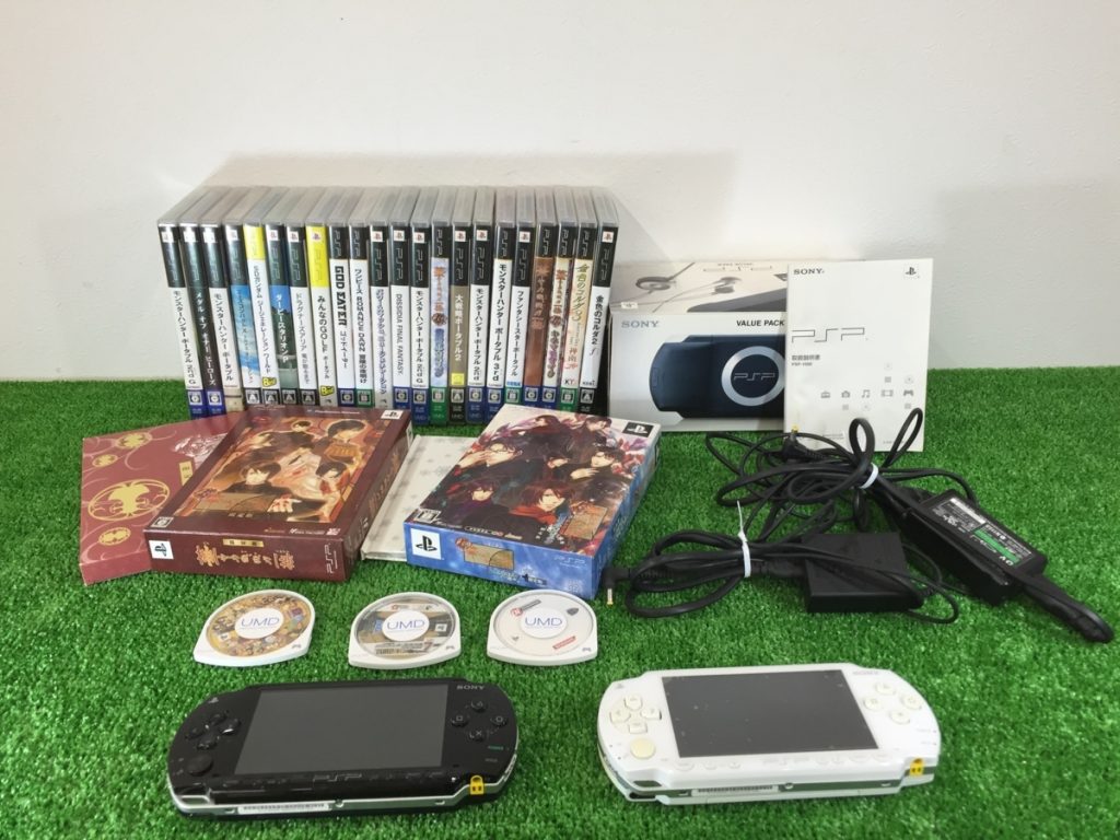 PSP 本体2台 PSP-1000 ソフト25本 まとめ