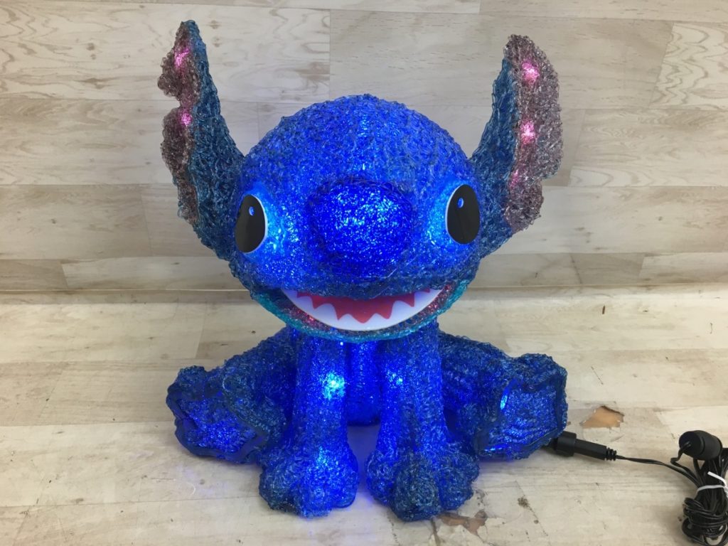 Disney スティッチ LED HARD CRYSTAL IC3-STI 高さ 約30cm イルミネーション ディズニー ハードクリスタル