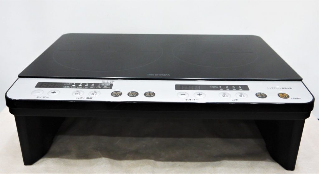アイリスオーヤマ IHK-W12SP-B 2口 IHコンロ 2020年製 動作OK