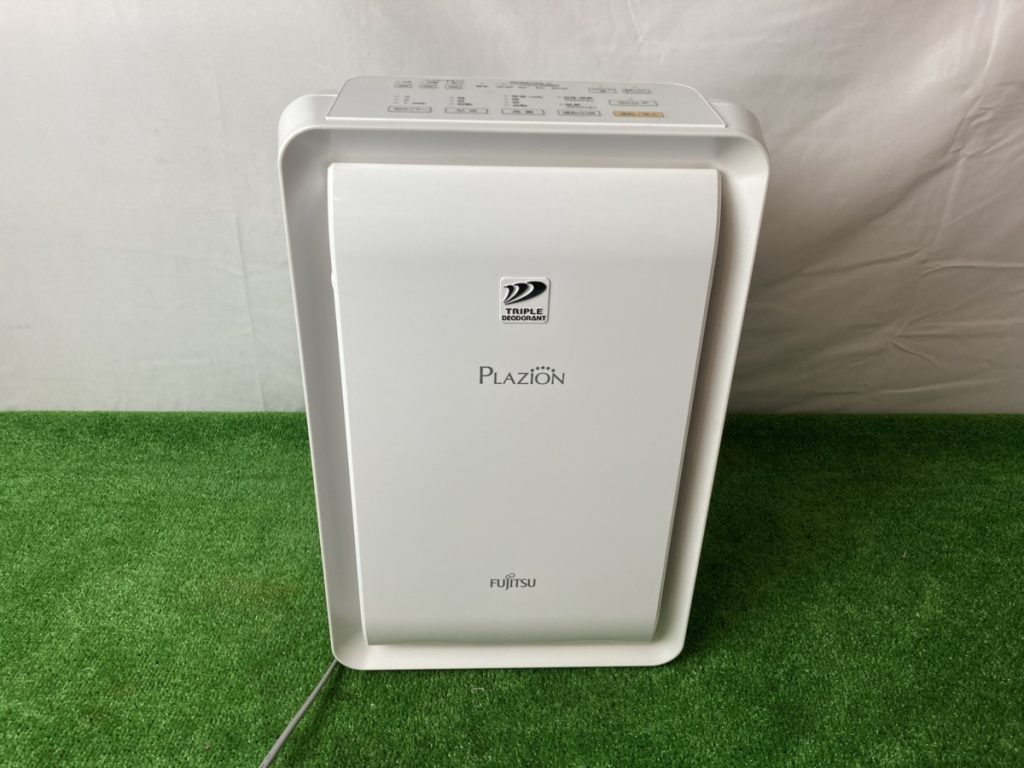 動作確認済み　加湿脱臭機　PLAZION　DAS-303K-W　富士通　21年製　プラズマイオン　使用による内部変色汚れ有