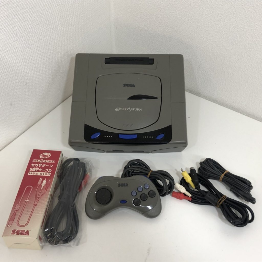 SEGA セガ HST-3200 セガサターン 本体　通電確認済み コントローラー S端子ケーブル(HSS-0105)付き サターン