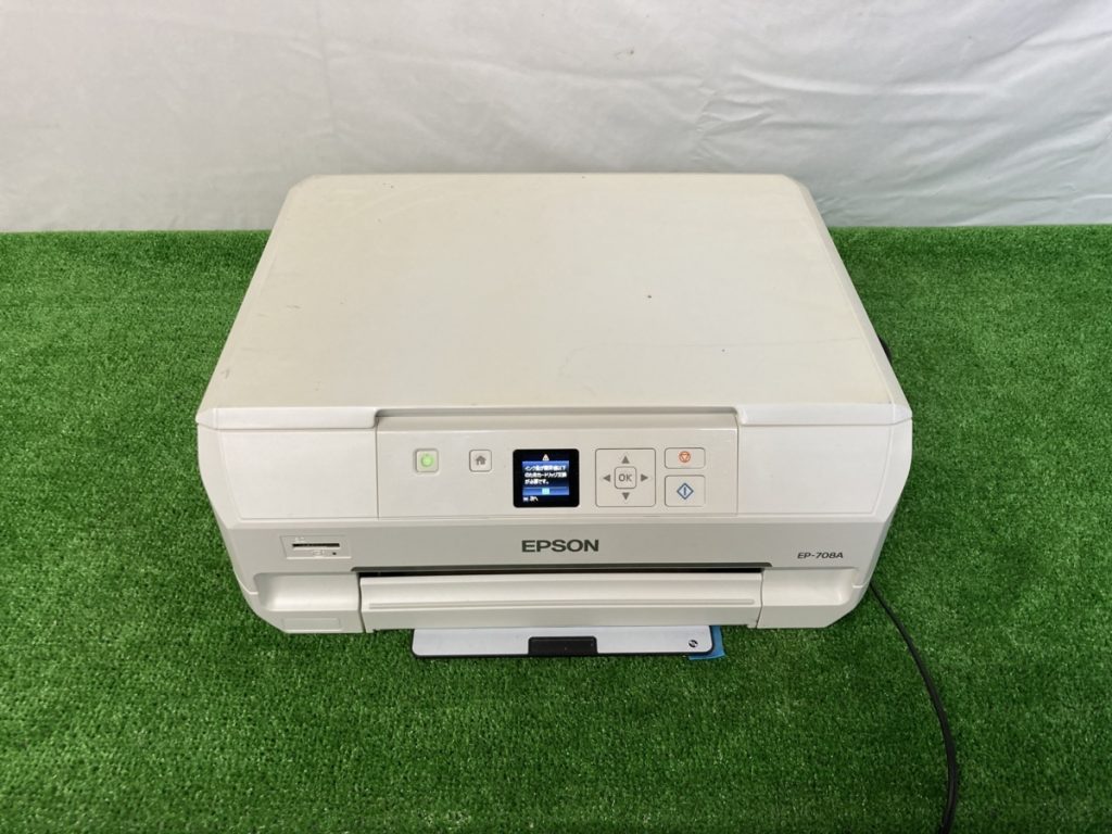EPSON プリンター インクジェット複合機 カラリオ EP-708A　通電のみ確認　インク残量無し。印刷テスト未実施