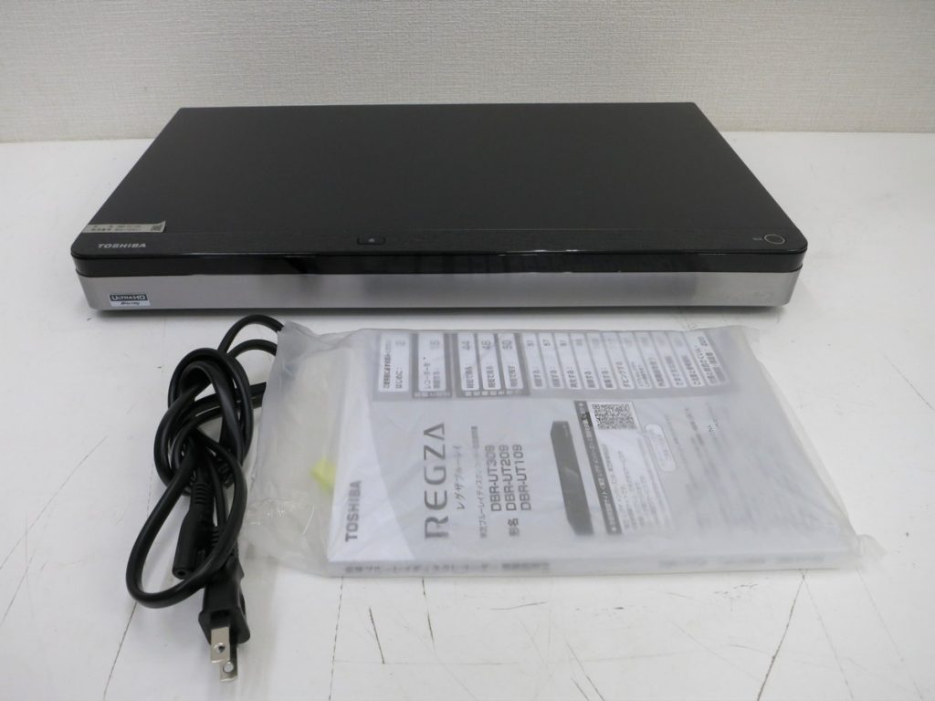TOSHIBA REGZA レグザ ブルーレイディスクレコーダー DBR-UT109 2021年製