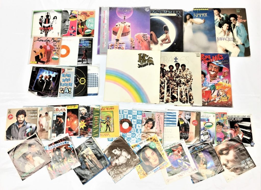 洋楽 LP7枚／EP３2枚　マドンナ・ワム・ドナ.サマー・スティービーワンダーなど39枚