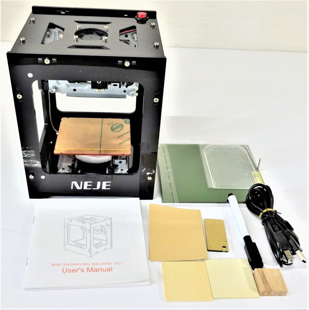 NEJE DK-8-KZ 1500mW 高速ミニUSBレーザー DIY 彫刻機