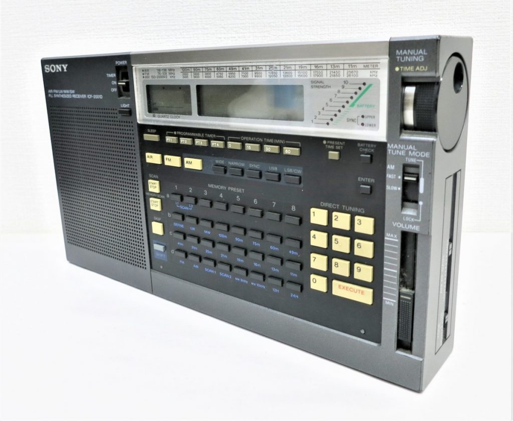 SONY ソニー シンセサイザーレシーバー BCLラジオ ICF-2001D