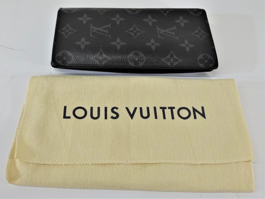 ルイヴィトン LOUIS VUITTON モノグラムエクリプス ポルトフォイユブラザ M61697 二つ折り長財布