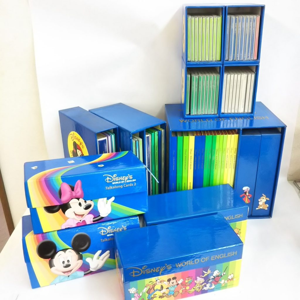 DWE ディズニー ワールドオブイングリッシュ 英会話教材 まとめて 英語 CD未開封多 現状品