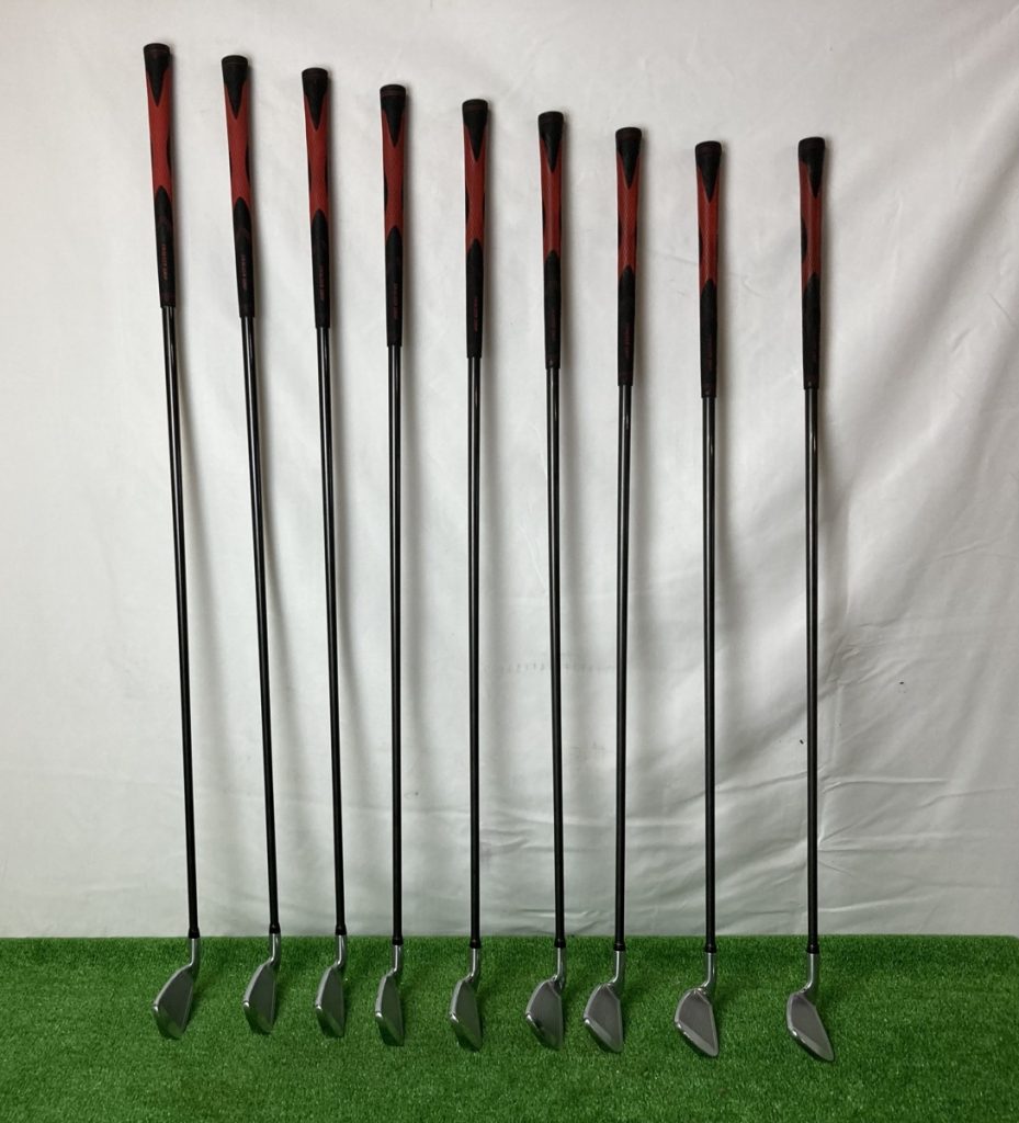 BRIDGESTONE ブリヂストン　TOUR STAGE ツアーステージ　V8000　L.C.FORGED　純正カーボンシャフト　９本セット