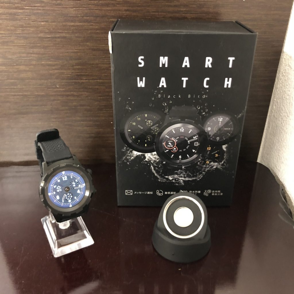 FUGU INNOVATIONS JAPAN FG-SW-AD01-BK スマートウォッチ　通電・動作確認済み 防水 防塵 SMART WATCH 黒