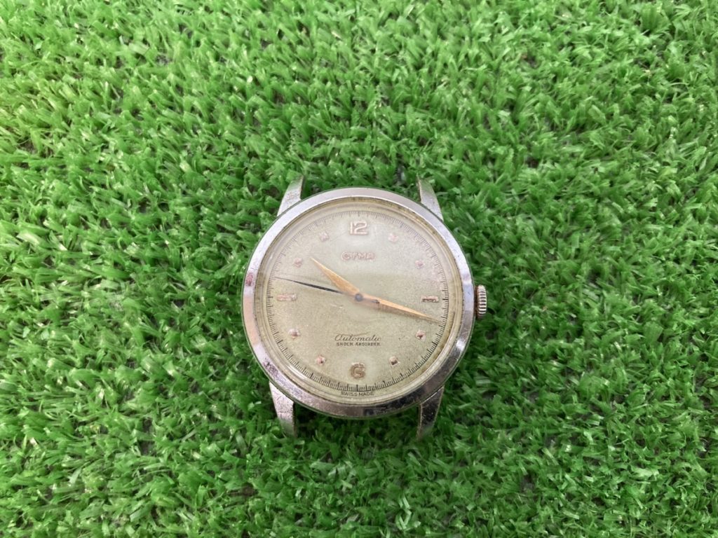 不動品　CYMA　シーマ　Automatic WATERSPORT SHOCK-ABSORBER　自動巻き　腕時計　傷、汚れ有