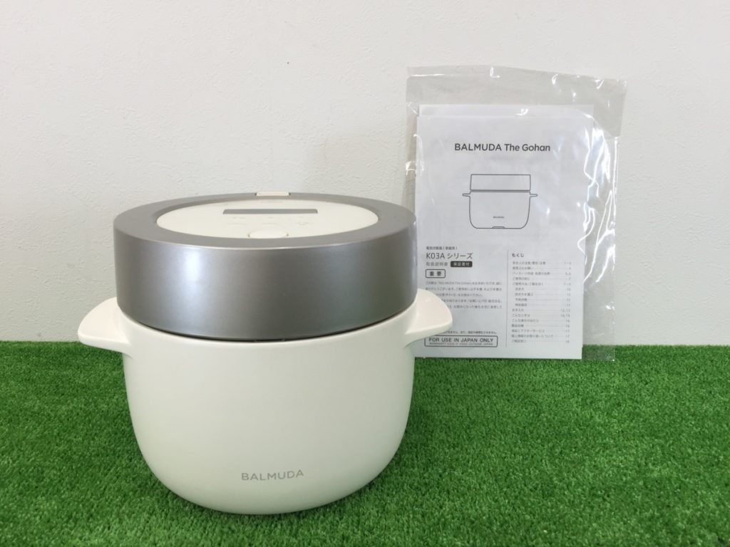 BALMUDA The Gohan バルミューダ 炊飯器 ホワイト K03A