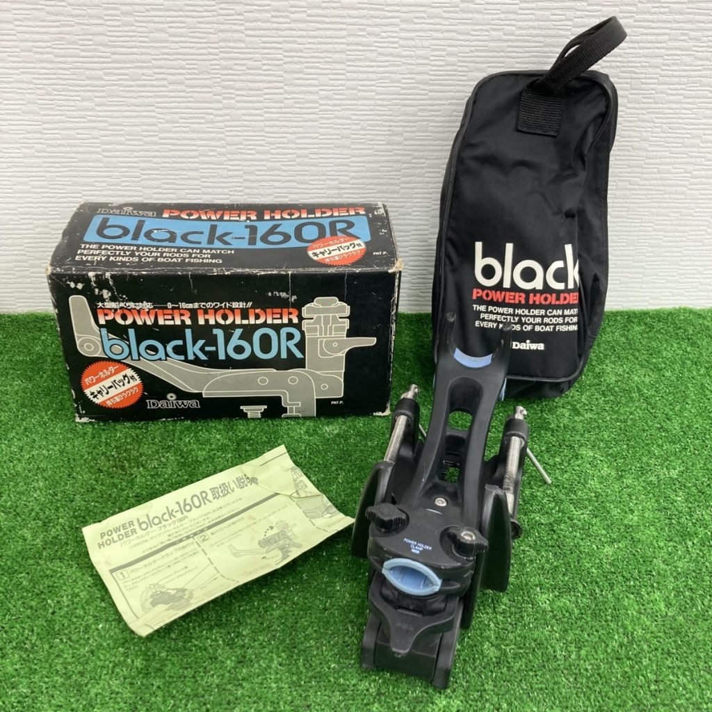 DAIWA ダイワ POWER HOLDER ロッドホルダー　竿受け black-160R 外箱・説明書・キャリーバッグ付