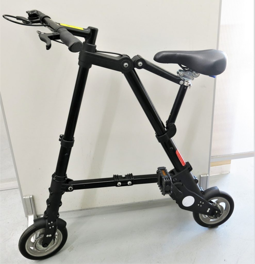 超コンパクト 折りたたみ自転車 通勤 電車乗り ミニ 軽量 10センチ