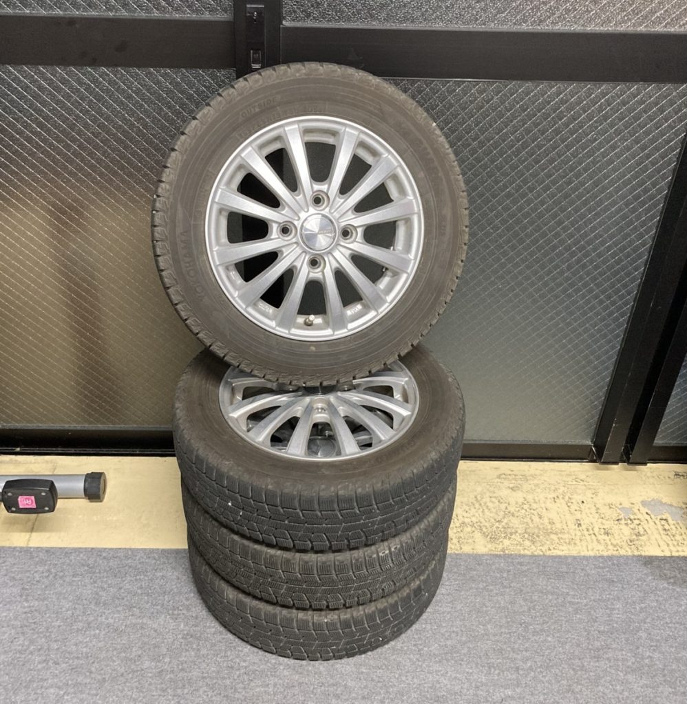 ヨコハマ ice GUARD IG70 アイスガード7 155/65R13 2019年製 中古タイヤ スタッドレスタイヤ 4本セット