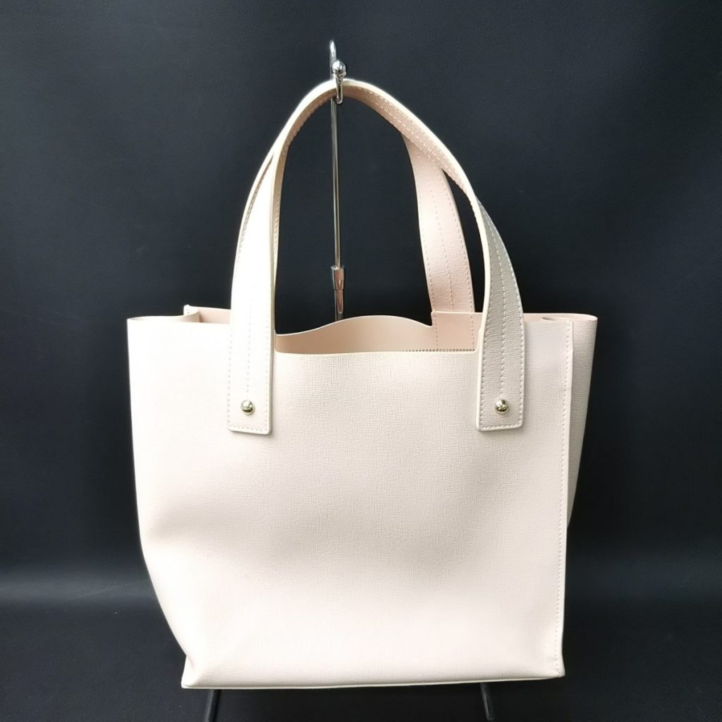 正規 FURLA フルラ レザーハンドバッグ ピンク 鞄 現状品