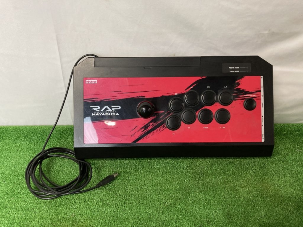 ジャンク品　HORI　ホリ　REAL ARCADE PRO.V　PS4-055　リアルアーケード　HAYABUSA　ハヤブサ　PA4 PS3 PC対応