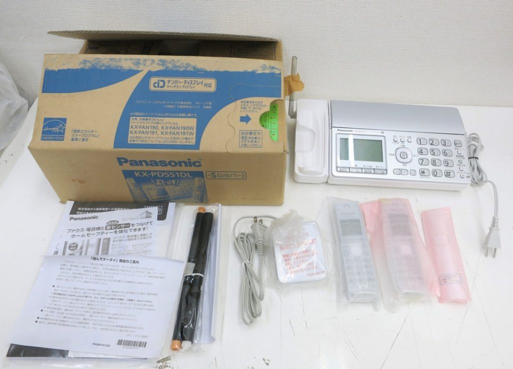 Panasonic パナソニック パーソナルファクス KX-PD551DL-S シルバー おたっくす