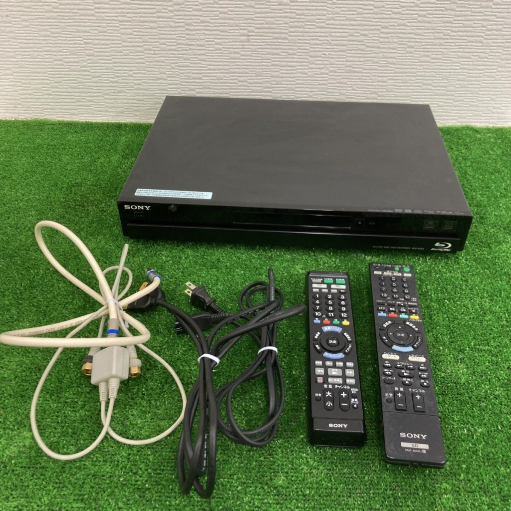 ソニー/SONY HDD/BDレコーダー BDZ-RX55 2番組同時録画 500GB 2010年製 / リモコン RM-PZ130D RMT-B006J