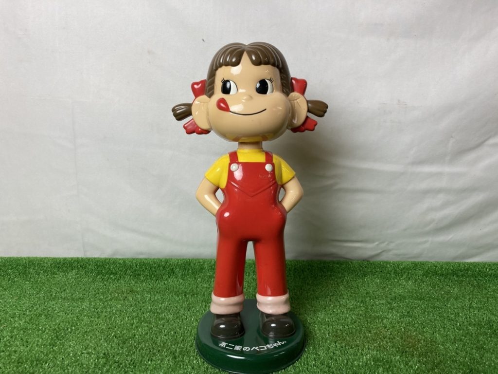 不二家　FUJIYA　ペコちゃん　ペコちゃん人形　首振り　約32cm　レトロ　アンティーク　置物　インテリア