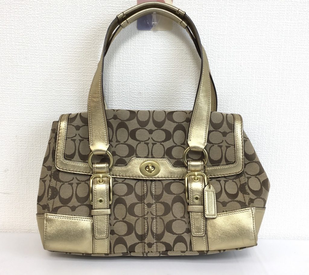 COACH バッグ 11060 ゴールド ハンドバッグ コーチ