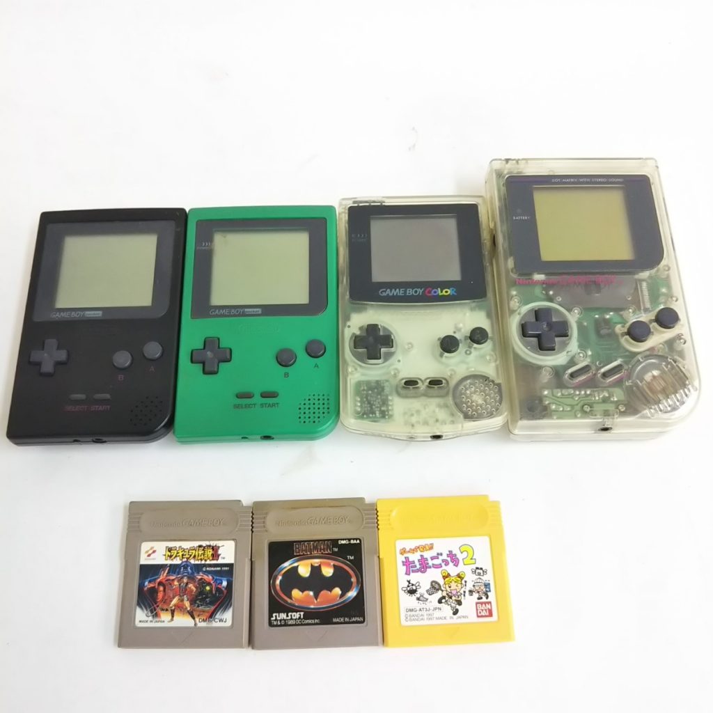 ジャンク ゲームボーイいろいろまとめて ゲームボーイカラー スケルトン ソフト 動作未確認 現状品