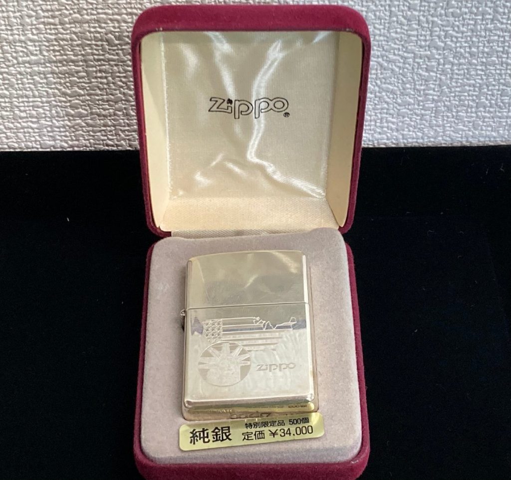 500点限定生産 zippo ジッポー ジッポライター アメリカ 国旗 自由の女神 statue of Liberty 純銀
