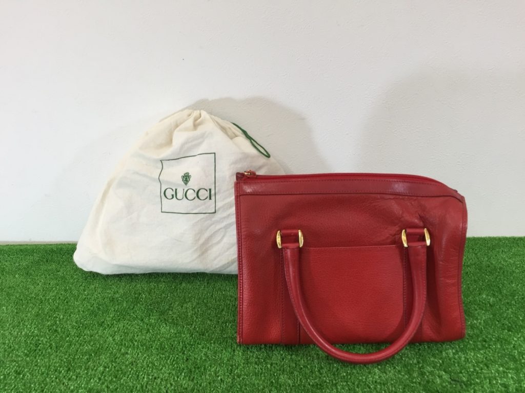 GUCCI オールドグッチ レザーバッグ