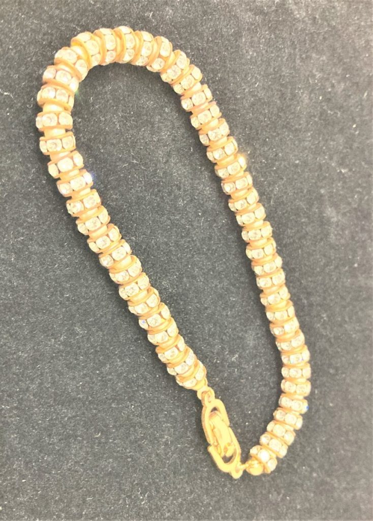 Christian Dior クリスチャン・ディオール ブレスレット ラインストーン