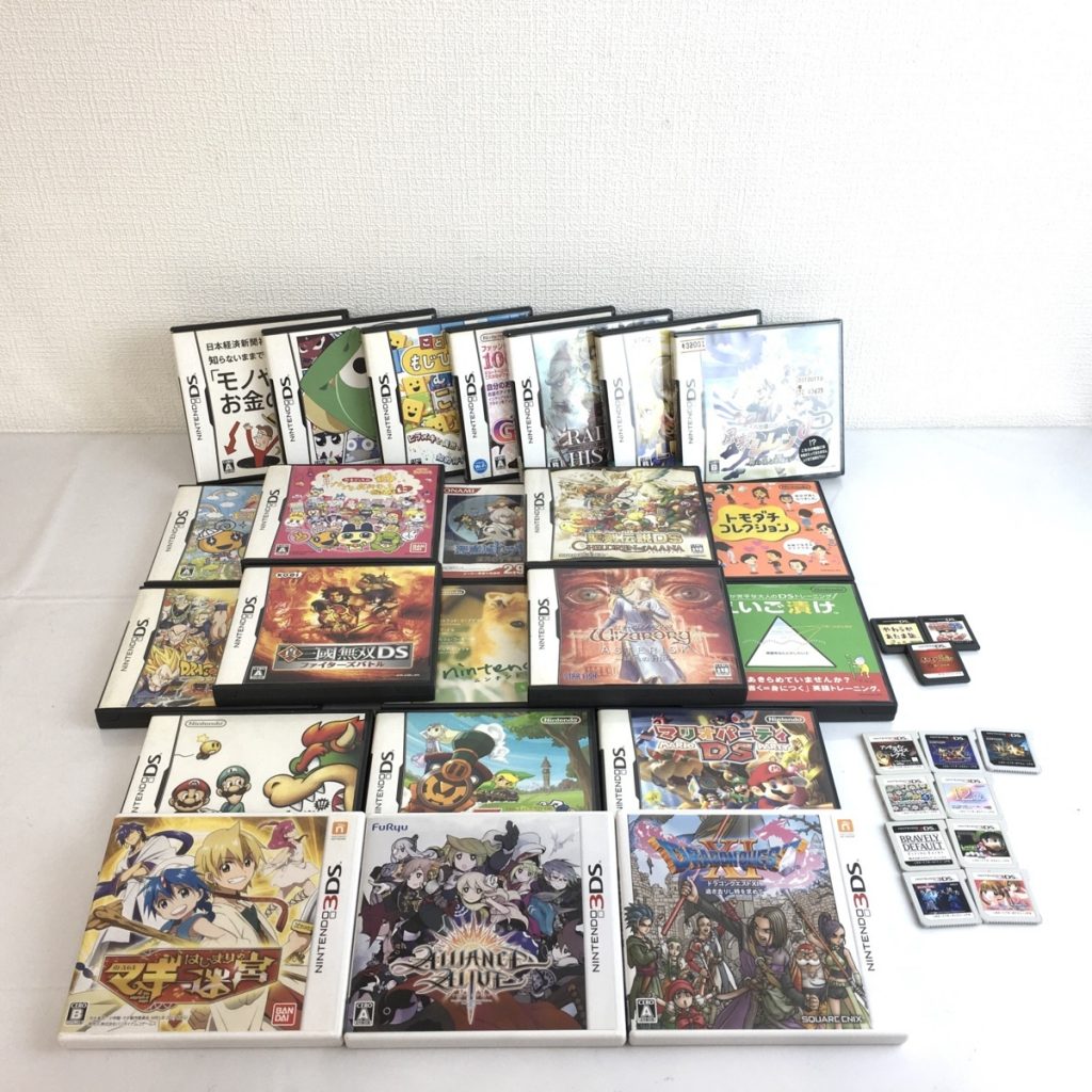 Nintendo ニンテンドー DSソフト 3DSソフト まとめ　マリオパーティ　ゼルダの伝説　桃太郎電鉄　ポケモンなど