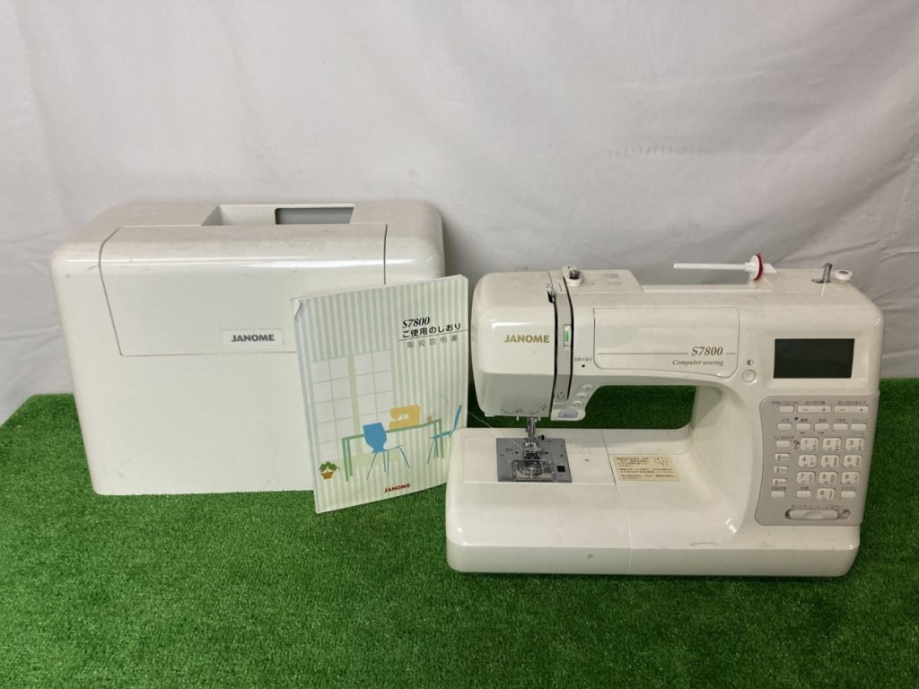 JANOME ジャノメ S7800 Model 844型 ハンドクラフト 手工芸 ジャノメミシン ケース付き 簡易通電動作確認済み