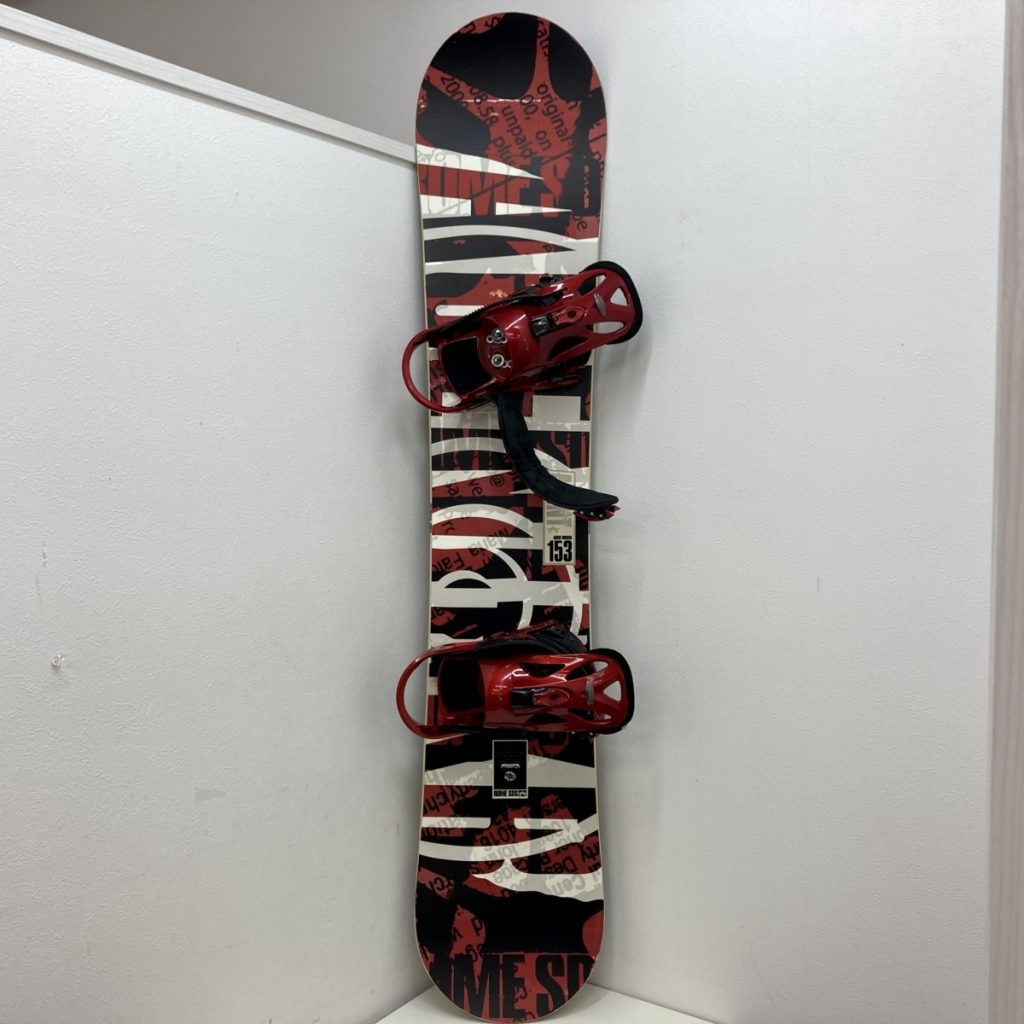 ROME SDS AGENT ROCKER 153 スノーボード板 スノボ 153cm ビンディング付き ケース付き