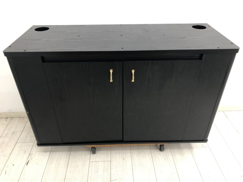 KOTOBUKI Pro-style 水槽台 120cm用 黒木目 キャビネット プロスタイル 水槽 取っ手付き 去年8月購入