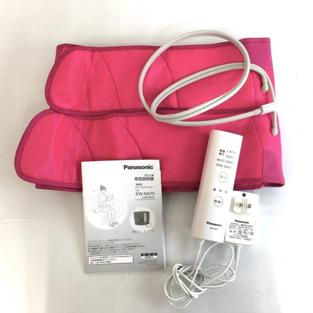 動作確認済み　Panasonic パナソニック 　骨盤おしりリフレ_ エアーマッサージャー 下半身 締め付け EW-NA75