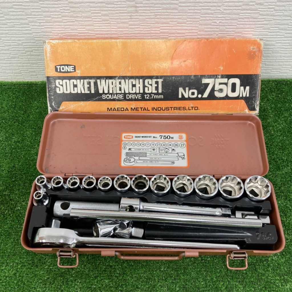 TONE トネ SOCKET WRENCH SET A-750M ソケットレンチセット 工具 作業工具