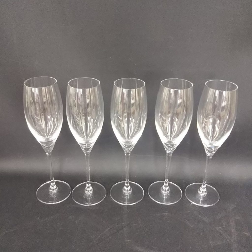 RIEDEL リーデル ワイングラス5客セット シャンパングラス 現状品