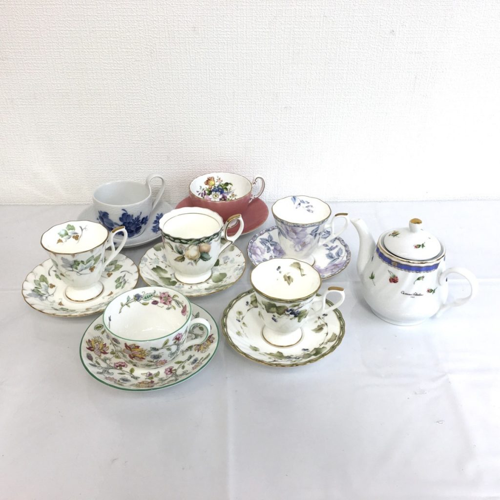 giovannivalentino ティーポット HOYA ROYAL COPENHAGEN ロイヤルコペンハーゲン AYNSLEY エインズレイ カップソーサー