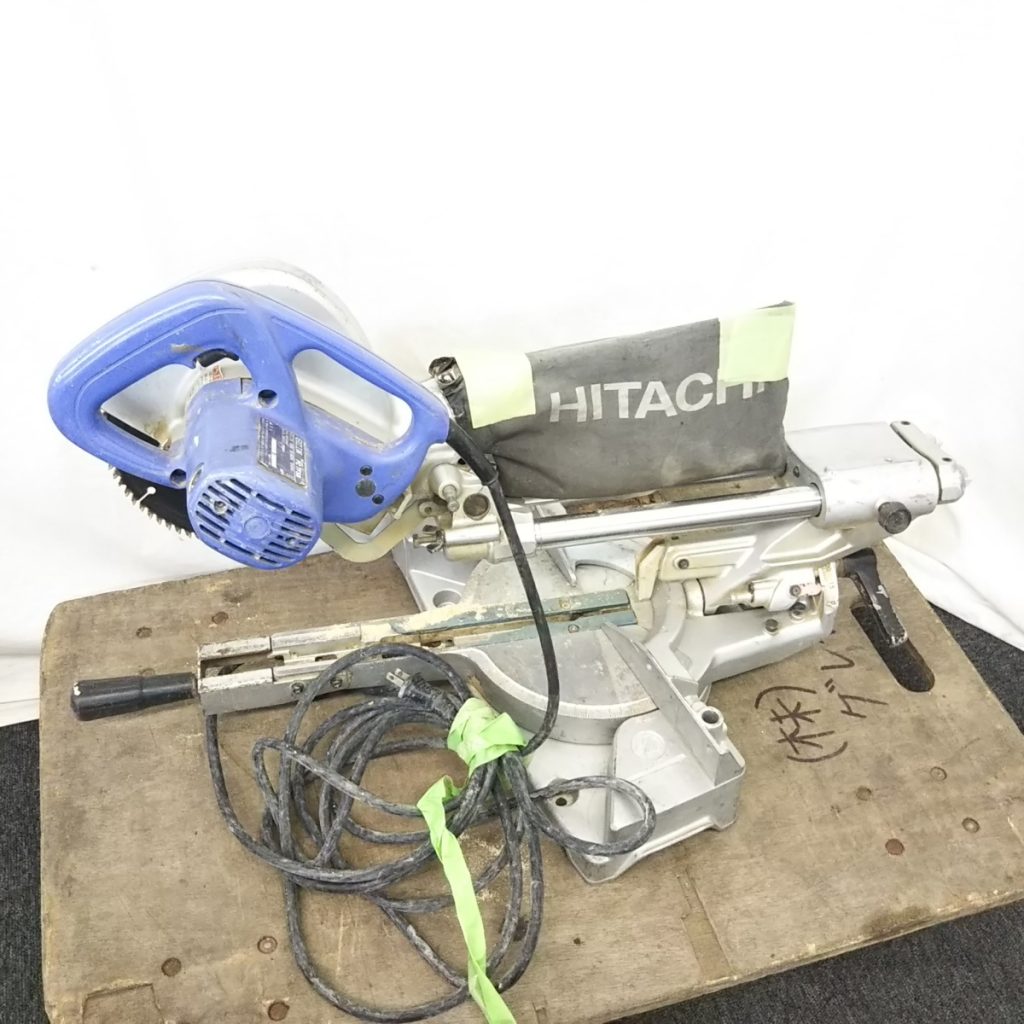 動作OK!! 日立工機 卓上スライド丸のこ FC7FSB 現状品