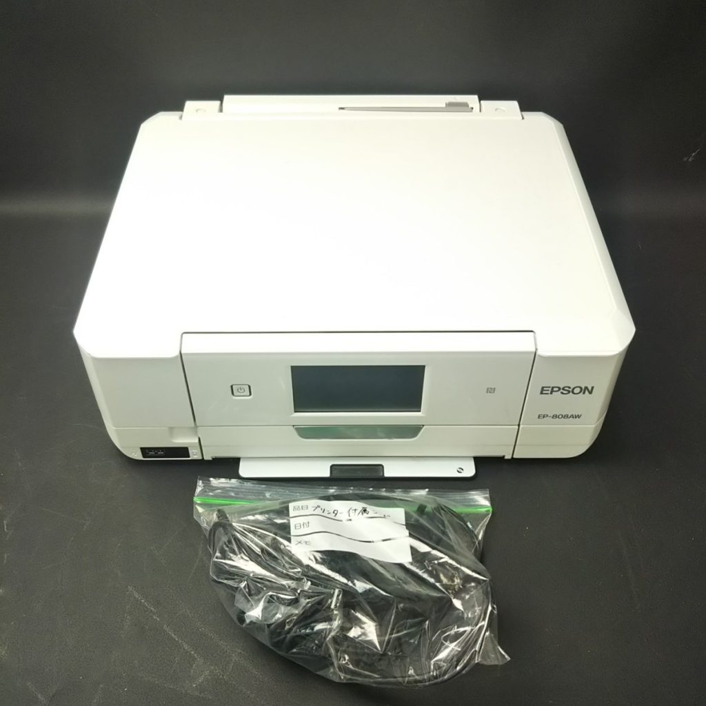 通電OK!! EPSON エプソン カラリオ インクジェット複合機 EP-808AW プリンター 現状品