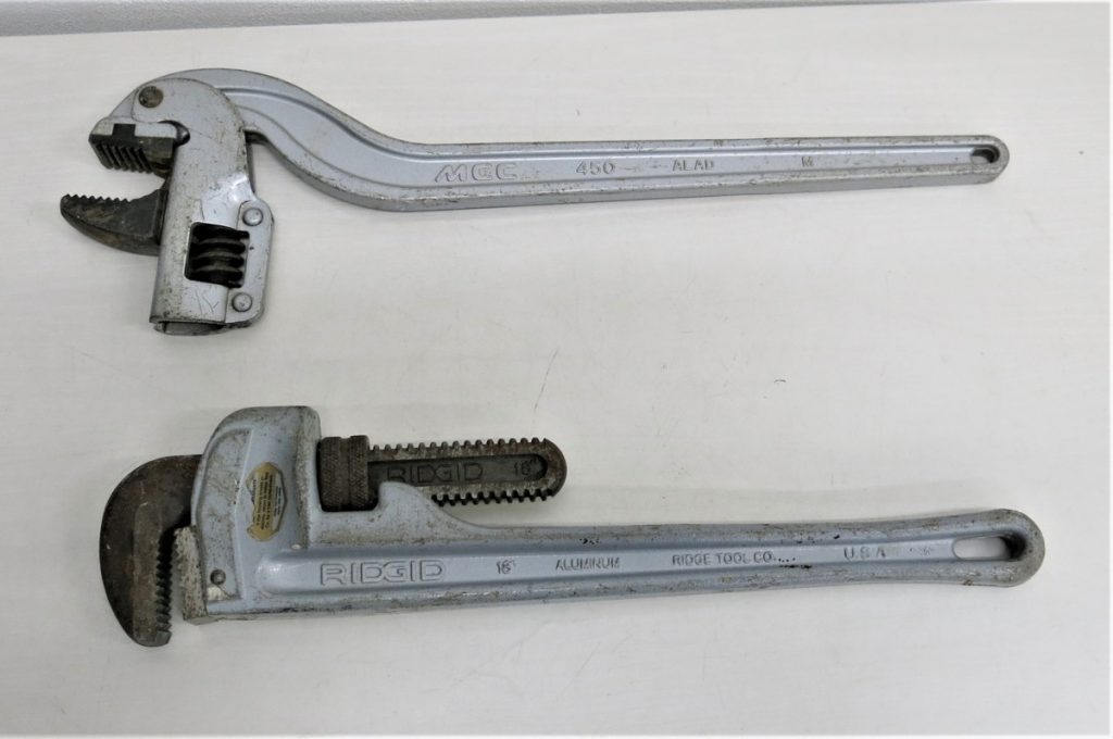 MCC パイプレンチ 450 RIDGID アルミ 100LCO