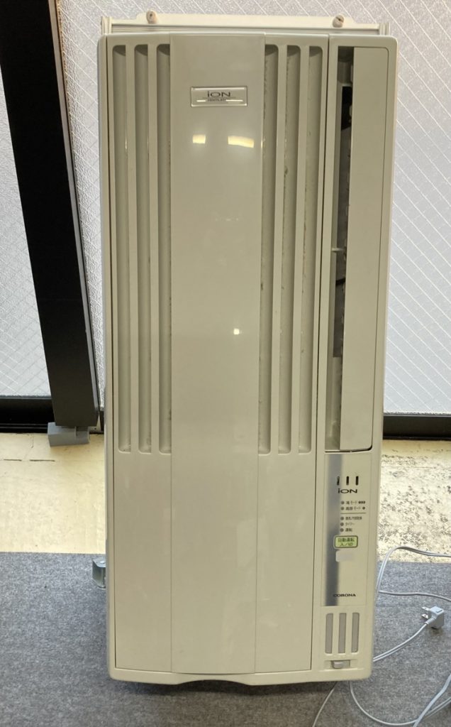 簡易通電動作確認済み　CORONA　コロナ　ルームエアコン　CW-FA1819　窓用エアコン　2019年製　冷暖兼用