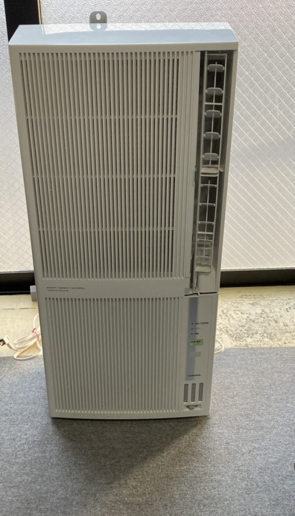 簡易通電確認済み　CORONA　コロナ　ルームエアコン　CWH-A1821　窓用エアコン　2021年製　冷暖兼用