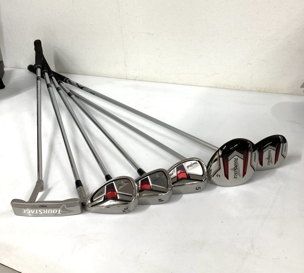 BRIDGESTONE TOURSTAGE V002 6本 カーボン フレックスS ツアーステージ ゴルフクラブ 5 4U S P P/S パター アイアン