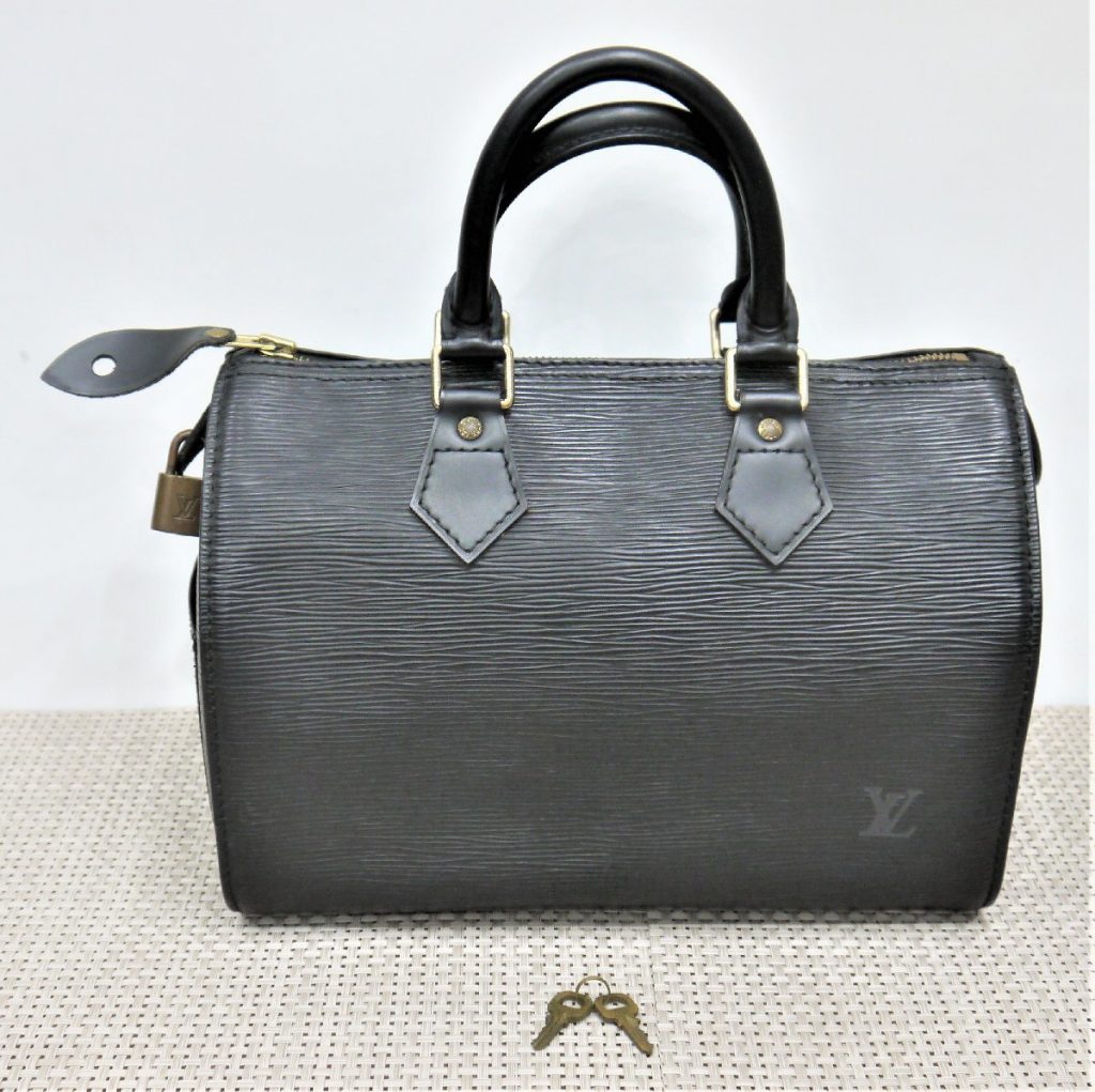 正規品 LOUIS VITTON ルイヴィトン エピ スピーディ25 ボストンバッグ ハンドバッグ ブラック VI0935