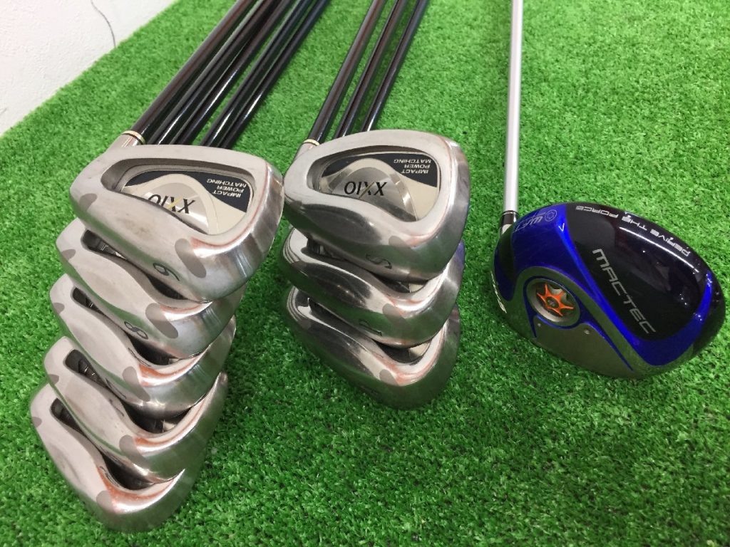 MACTEC FS-4851Ｎ FW5 18° マクレガー / Dunlop XXIO アイアン 8点セット MP400 FLEX-R