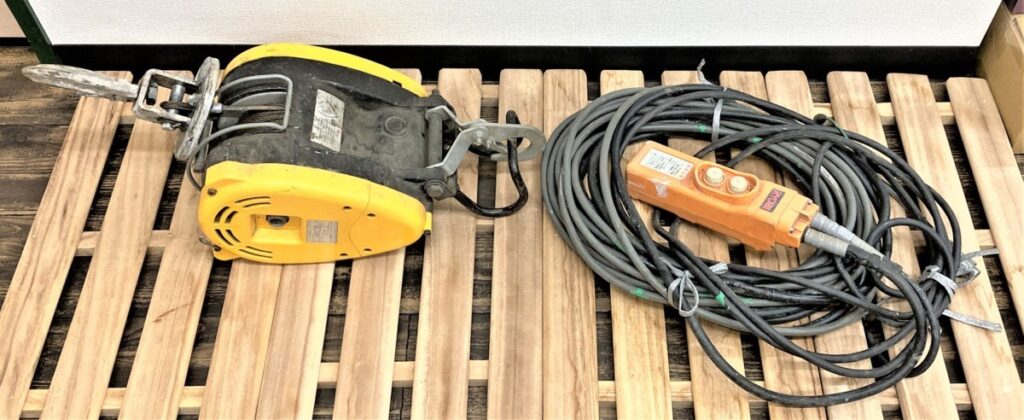 RYOBI リョービ 電動ウィンチ WI-125 130kg 荷揚げ 揚程20m 100V 工具