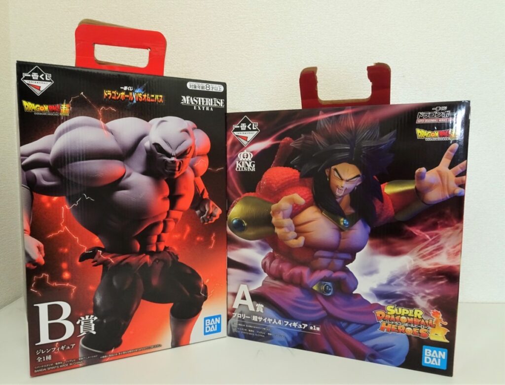 一番くじ ドラゴンボール VSオムニバス B賞 ジレン ドラゴンボール A賞 ブロリー フィギュア