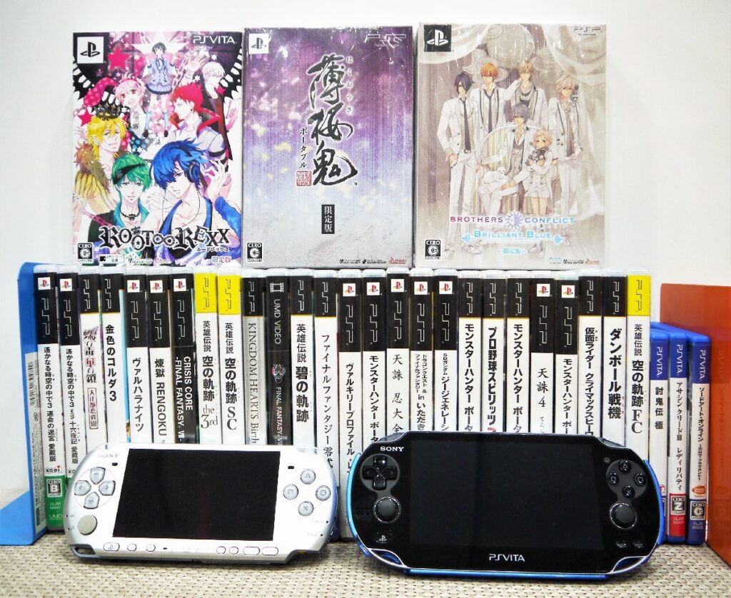 PSP PSVITA 本体 ソフト まとめ ゲーム SONY ソニー