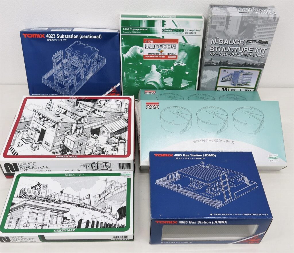 GREEN MAXシリーズ カワイNゲージ建物シリーズ　TOMIX4065 TOMIX4023 東急8500系専用ケース まとめ