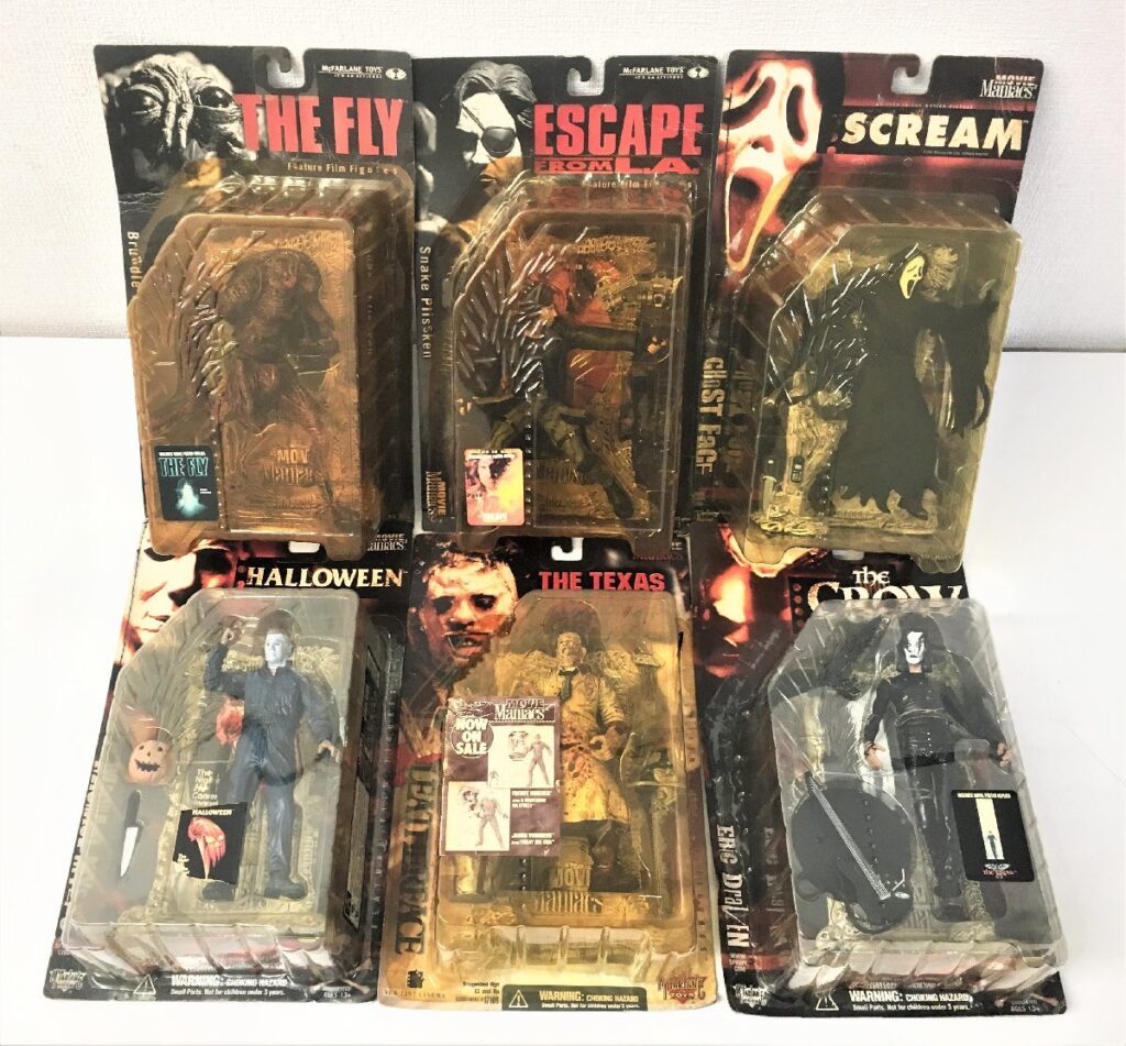 McFARLANE TOYS フィギュア まとめ SCREAM/THE FLY/TEXAS CHAINSAW/The CROW その他